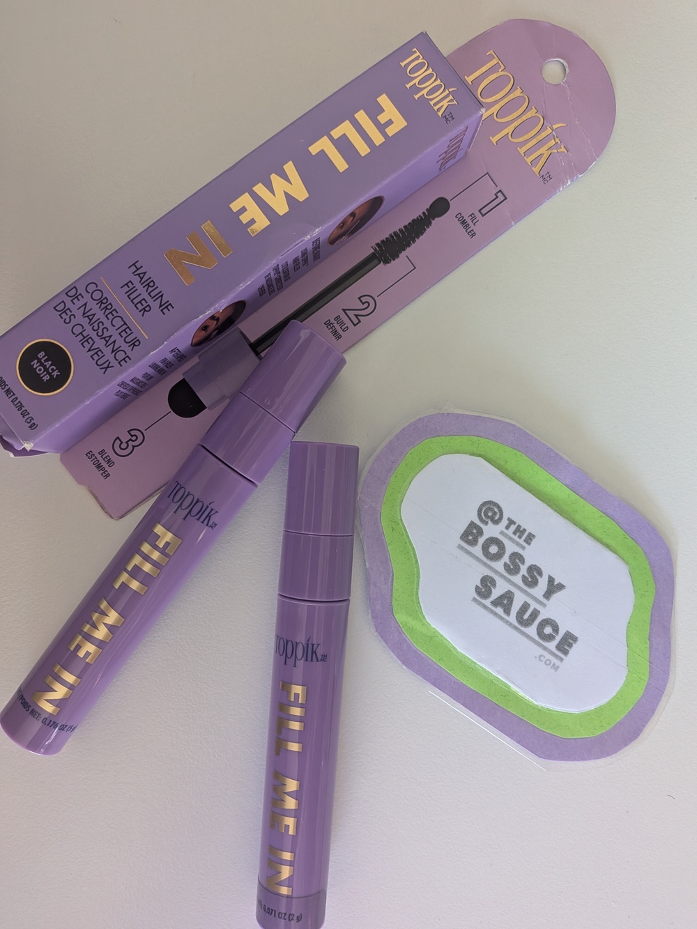 Toppik Fill Me In Hairline Filler Black + Dark Brown Duo NWT